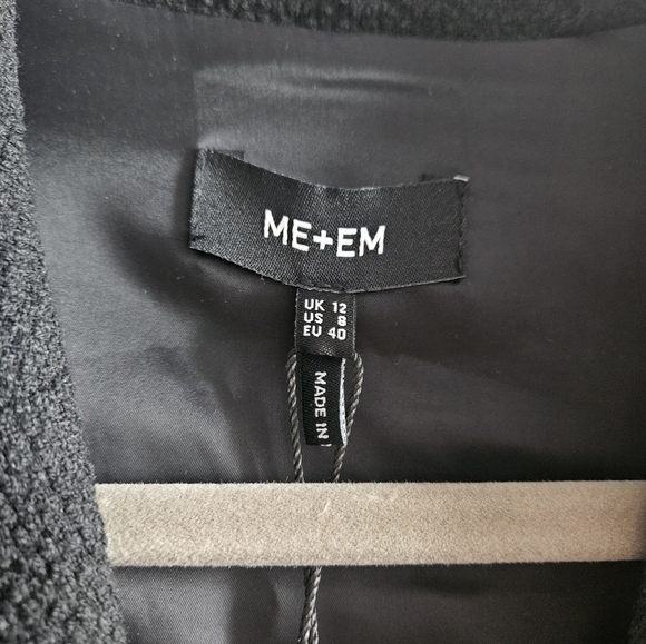 NWT Me+Em Day to Evening Mini Dress Black Size 8 - Picture 4 of 5